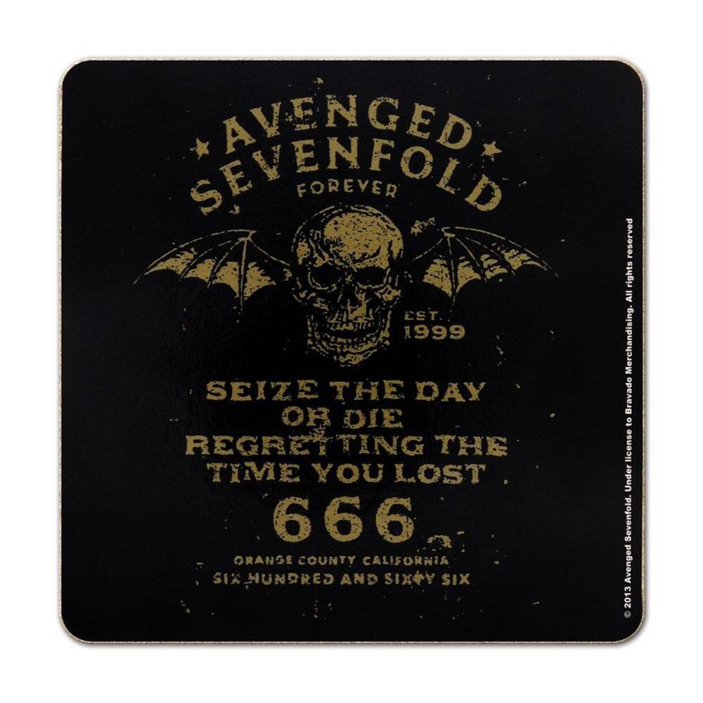 Avenged Sevenfold Coaster Seize The Day new Official 9.5cm x 9.5cm single cork