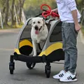Foldable XXL Large Dog Pet Stroller Pram Carriage Jogger