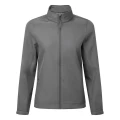 Premier Womens/Ladies Windchecker Recycled Printable Soft Shell Jacket (Dark Grey) (L)