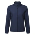Premier Womens/Ladies Windchecker Recycled Printable Soft Shell Jacket (Navy) (L)
