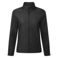 Premier Womens/Ladies Windchecker Recycled Printable Soft Shell Jacket (Black) (M)