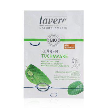 LAVERA - Sheet Mask - Purifying (With Natural Salicylic Acid & Organic Mint)