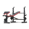 FitnessLab Back Adjustable Weight Bench Press Multi-station Fitness 8in1 Home Gym Equipment Curl