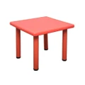 Square Kids Playing Study Activity Table Red 60x60cm