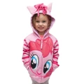 GoodGoods Kids Girls Rainbow My Little Pony Hoodie Wings Jacket Zipper Coat Hooded Top Outwear (Pink, 6-7 Years)