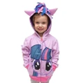 GoodGoods Kids Girls Rainbow My Little Pony Hoodie Wings Jacket Zipper Coat Hooded Top Outwear (Purple, 6-7 Years)