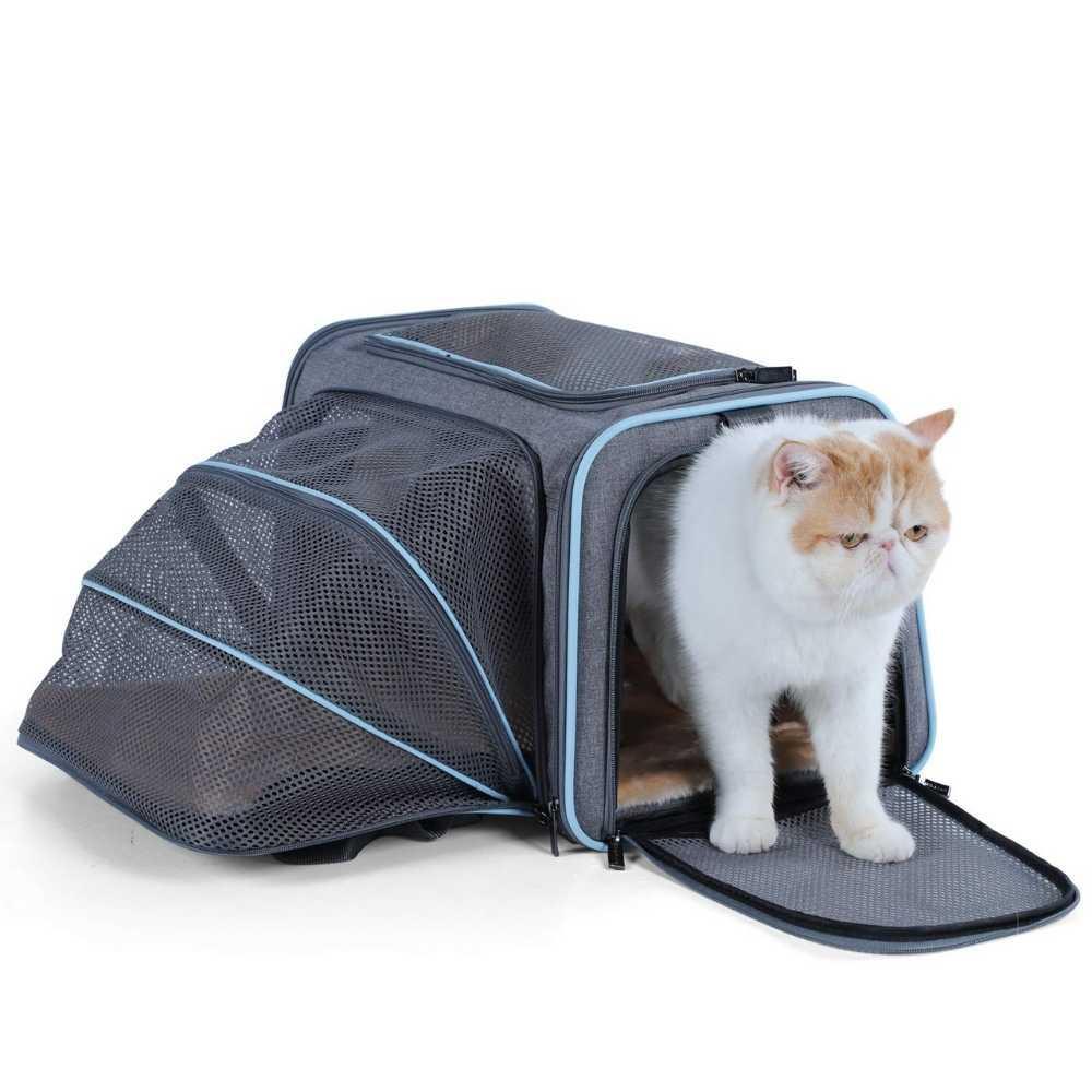 Expandable Soft Pet Carrier with Dual Access