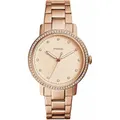 Fossil Women's ES4288 Rose Gold Tone Stainless Steel Watch