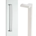 New Madinoz Entry Door Handle C2512of Concealed Fix, Offset Square, Single -