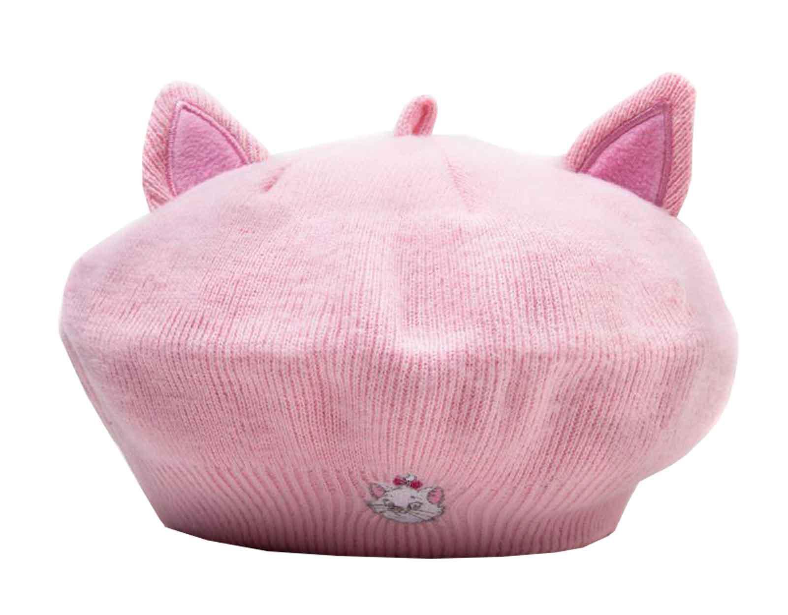 Aristocats Beret Hat Marie Ears Logo new Official Disney Pink One Size