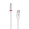 Scosche FlatOut LED Charge & Sync USB-A to Lightning Power Cable