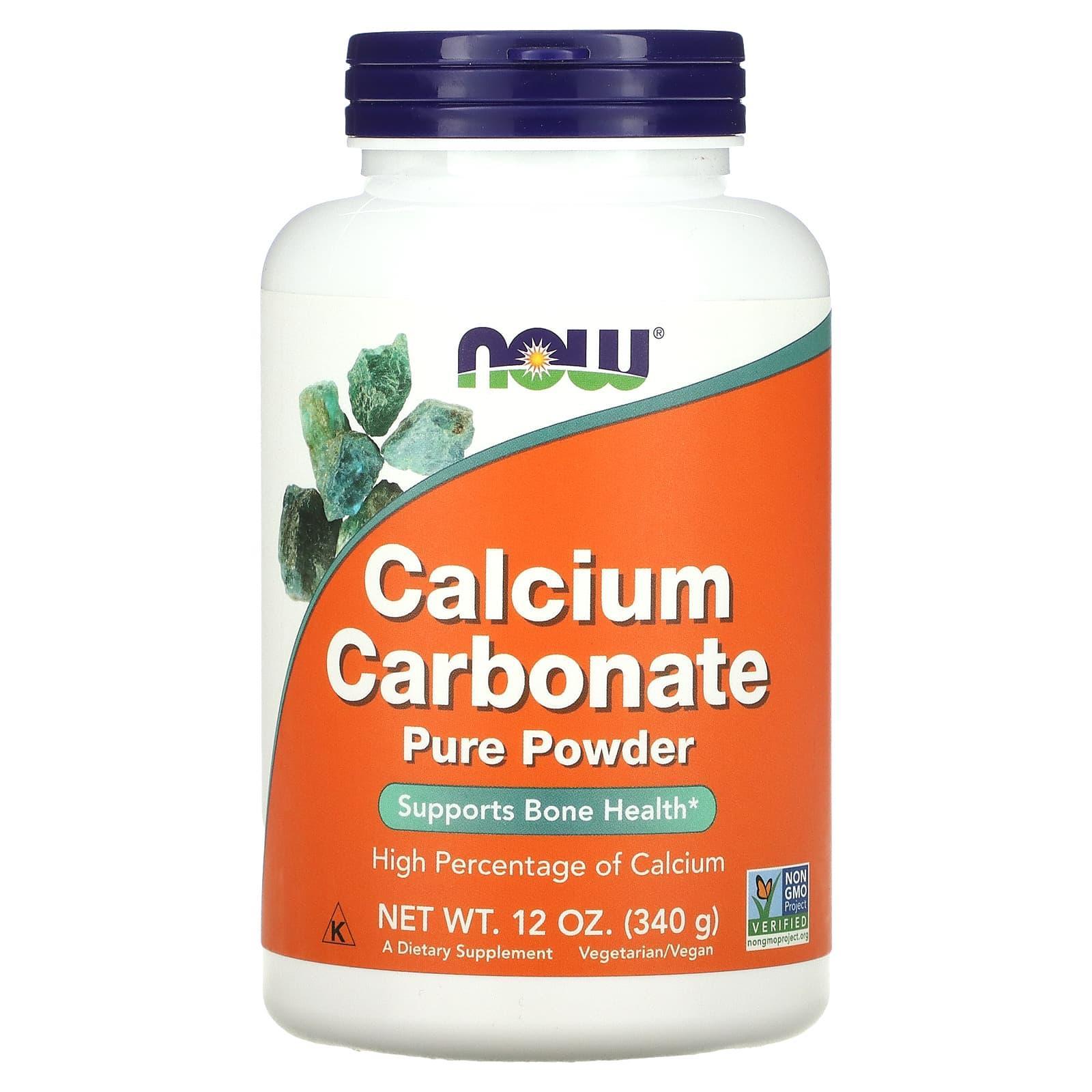 NOW Foods, Calcium Carbonate Pure Powder, 12 oz (340 g)
