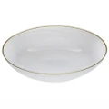 Ismay Round 2.25L Glass Salad Bowl Food Serving Soup/Rice Dish Dinnerware White