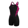 Speedo Womens/Ladies Hyperboom Splice Legsuit (Black/Pink) (8 UK)