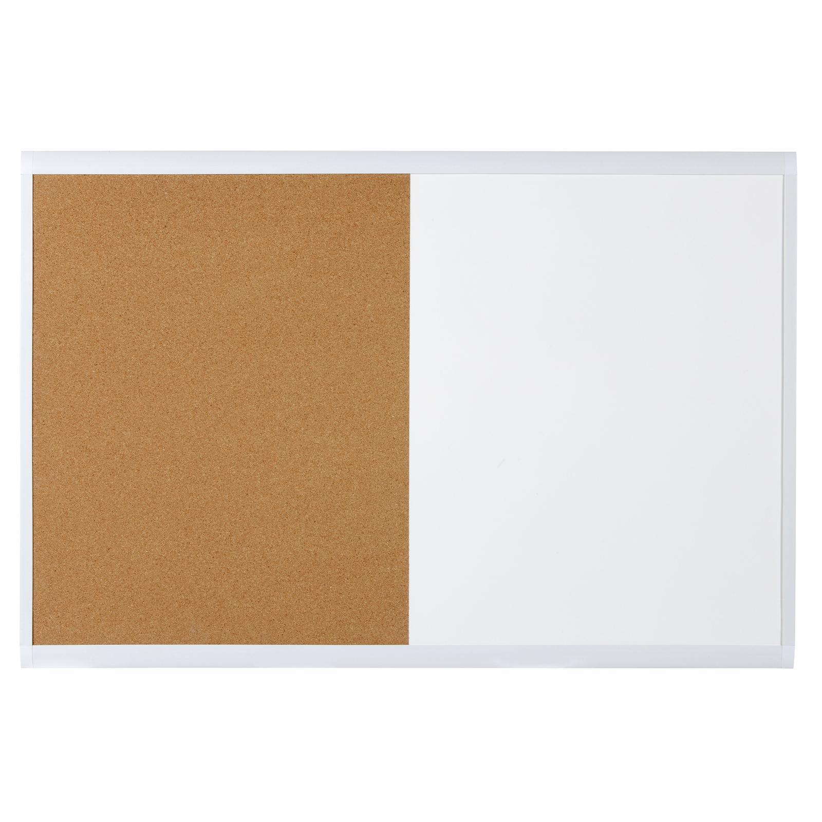 Quartet Basics 90x60cm Combo Magnetic Dry-Erase Surface Board/Corkboard Pin