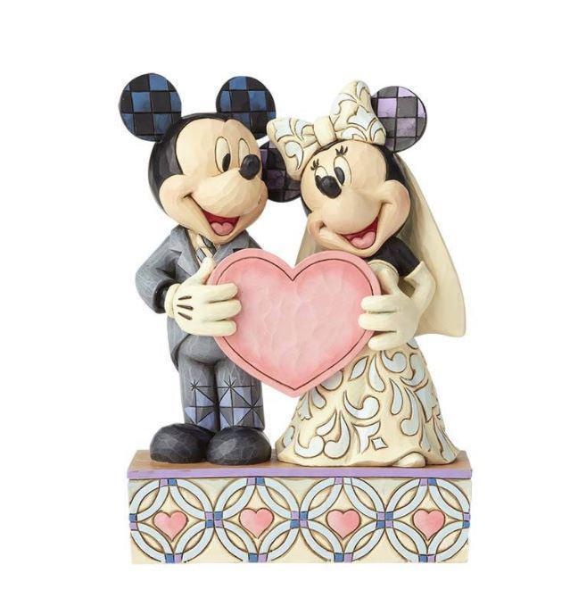 Jim Shore Disney Traditions - Mickey & Minnie Mouse Wedding - Two Souls One Heart