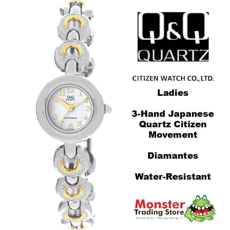 Citizen Made QQ Japanese Quartz Ladies Dress Watch Water Resistant GK53-800