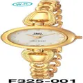 Citizen Made QQ Japanese Quartz Ladies Gold Colour Dress Watch Water Resistant F325-001