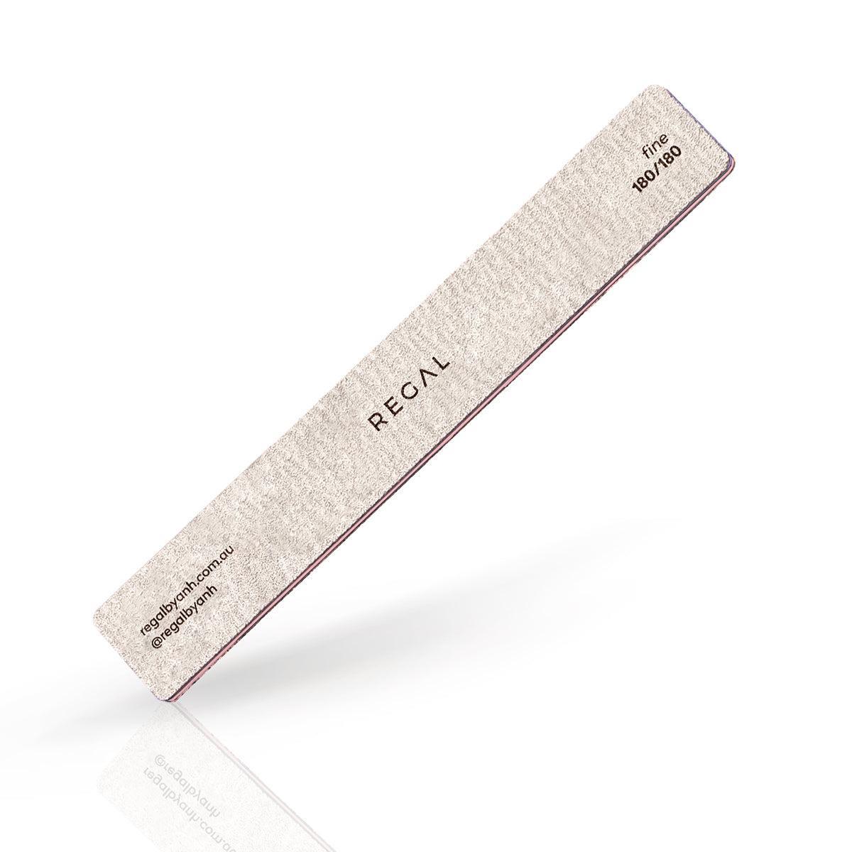 Regal by Anh Rectangle Fine 180/180 Nail File 1pc