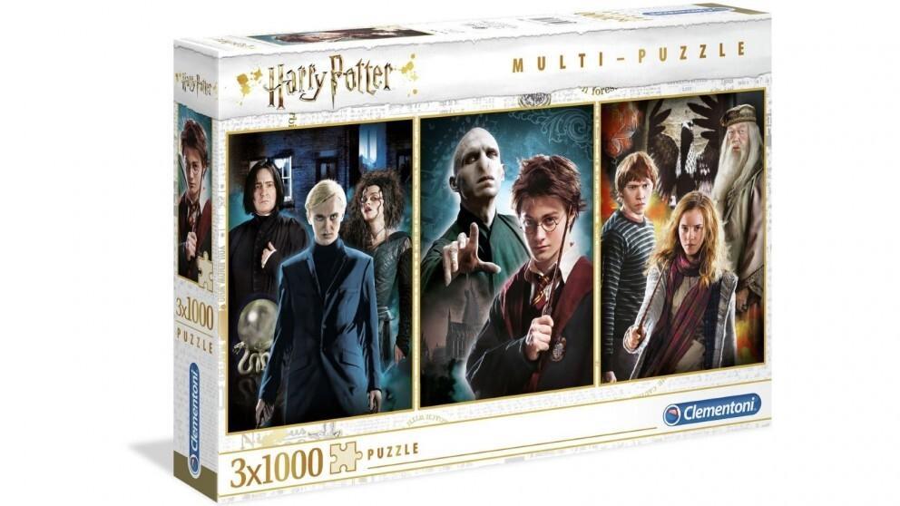 Clementoni Puzzle 1000pc - Harry Potter 3 Pack