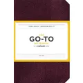 Go-To Notebook with Mohawk Paper, Mulberry Wine Dotted