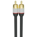 Kordz PRO Series Integrator Double RCA Cable - 2.0m [PRO-2AV0200]