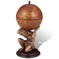 Globe Bar Wine Stand Atlas Design 42x42x85 cm vidaXL