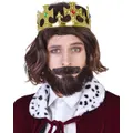King Arthur Medieval Brown Wig Beard