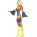 Tie Dye Hippie 1960s Womens Costume