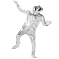 Silver Alien Man Mens Costume