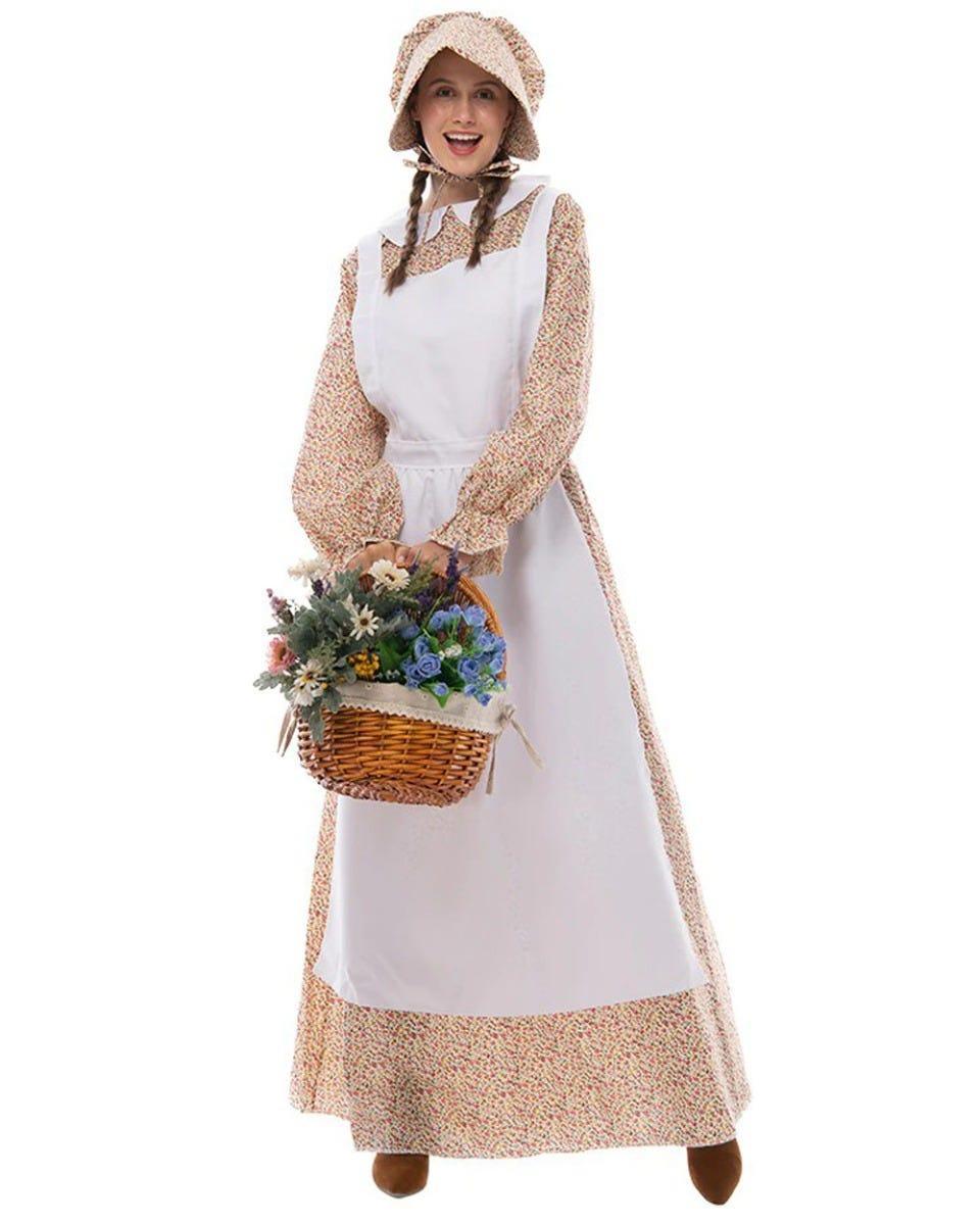 Medieval Prairie Pioneer Womens Costume