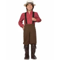 American Pioneer Boy Child Costume