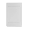 PRO2 Wall Plate Outlet Cover for Light Switch/Powerpoint Old Cuts/Holes White