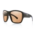 Tonic Rush Polarised Sunglasses with Glass Neon Copper Lens & Black Frame
