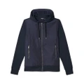 Burton Mens Panel Nylon Full Zip Hooded Jacket (Navy) (L)