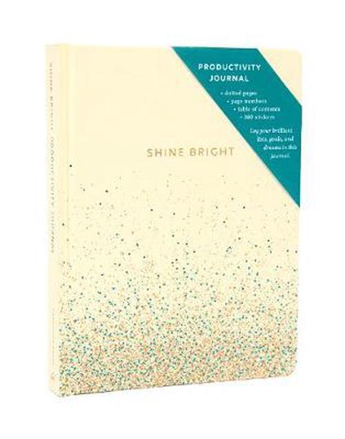 Shine Bright Productivity Journal, Cream