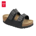 Birkenstock Unisex Arizona Birko-Flor Narrow-Fit Sandal (Black, Size 42 EU) - Afterpay & Zippay Available