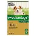 Advantage Spot-On Flea Control Treatment for Dogs under 4kg - 6-Pack