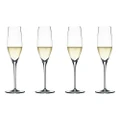 Spiegelau Authentis 4 Piece Crystal Glass Champagne Flute Set