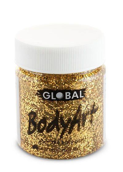 Bodyart Face & Body Gel - Gold Glitter 45ml