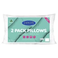 2pc Jason Wonderful & Plush Promo Washable Bed/Bedroom Sleeping Pillows White