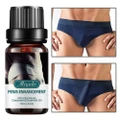 Vicanber 10ml Men Enlargement Massage Oil Essential Private Part Care For Thickening Long Last