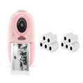 Kogan Kids Instant Print Camera (Pink) with 12 Thermal Paper Rolls