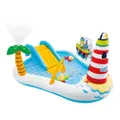 Intex Inflatable Fishing Fun Play Centre Slide Backyard Pool Kids Water Spray