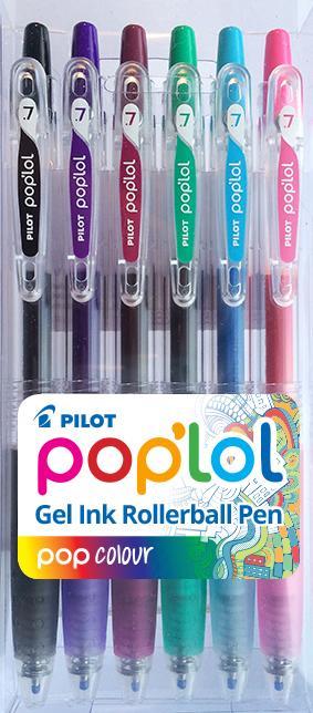 Pilot Pop'Lol Gel Pen 6 Pack - Colours