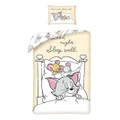 Tom and Jerry Sleep Well Quilt Cover Set for Cot or Toddler Bed