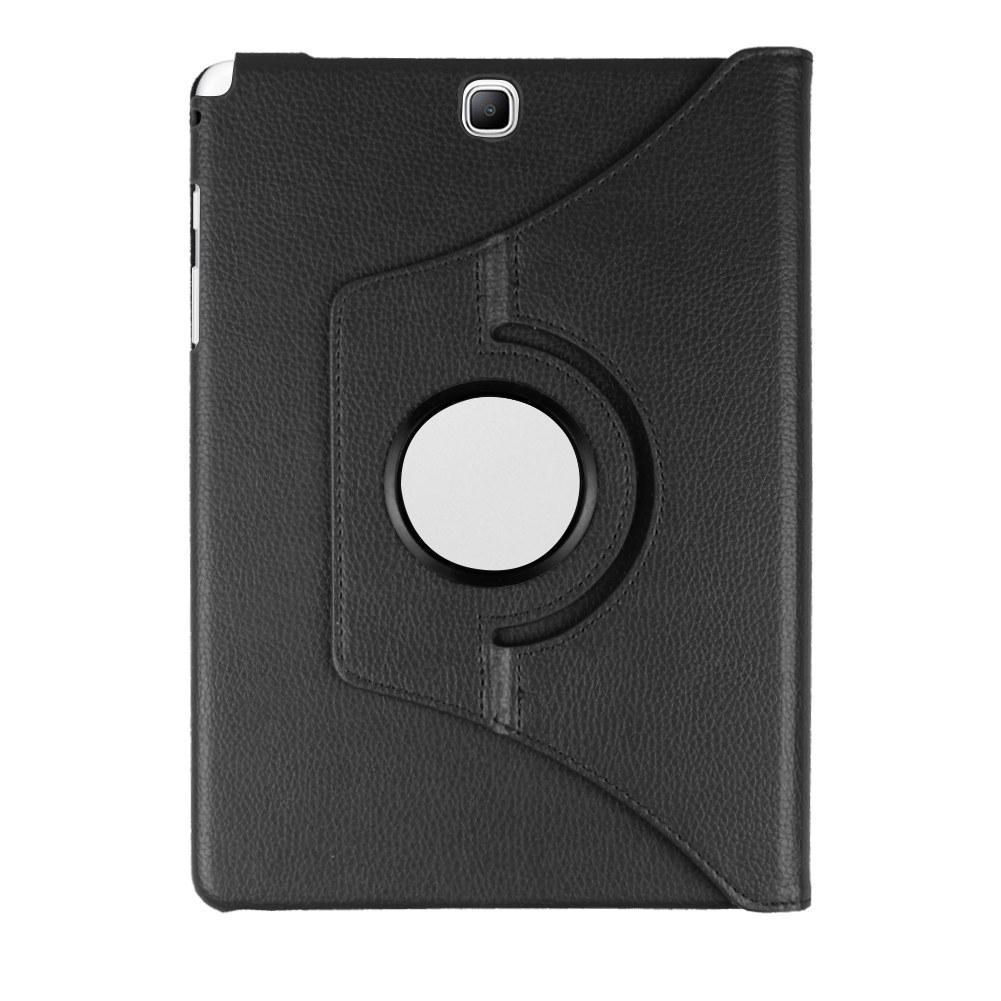 MCC For Samsung Galaxy Tab S2 9.7" T810 T815 360 Rotate Leather Case Cover 10" [Black]