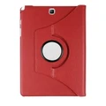 MCC For Samsung Galaxy Tab A 9.7" T550 T555 P550 360 Rotate Leather Case Cover [Red]