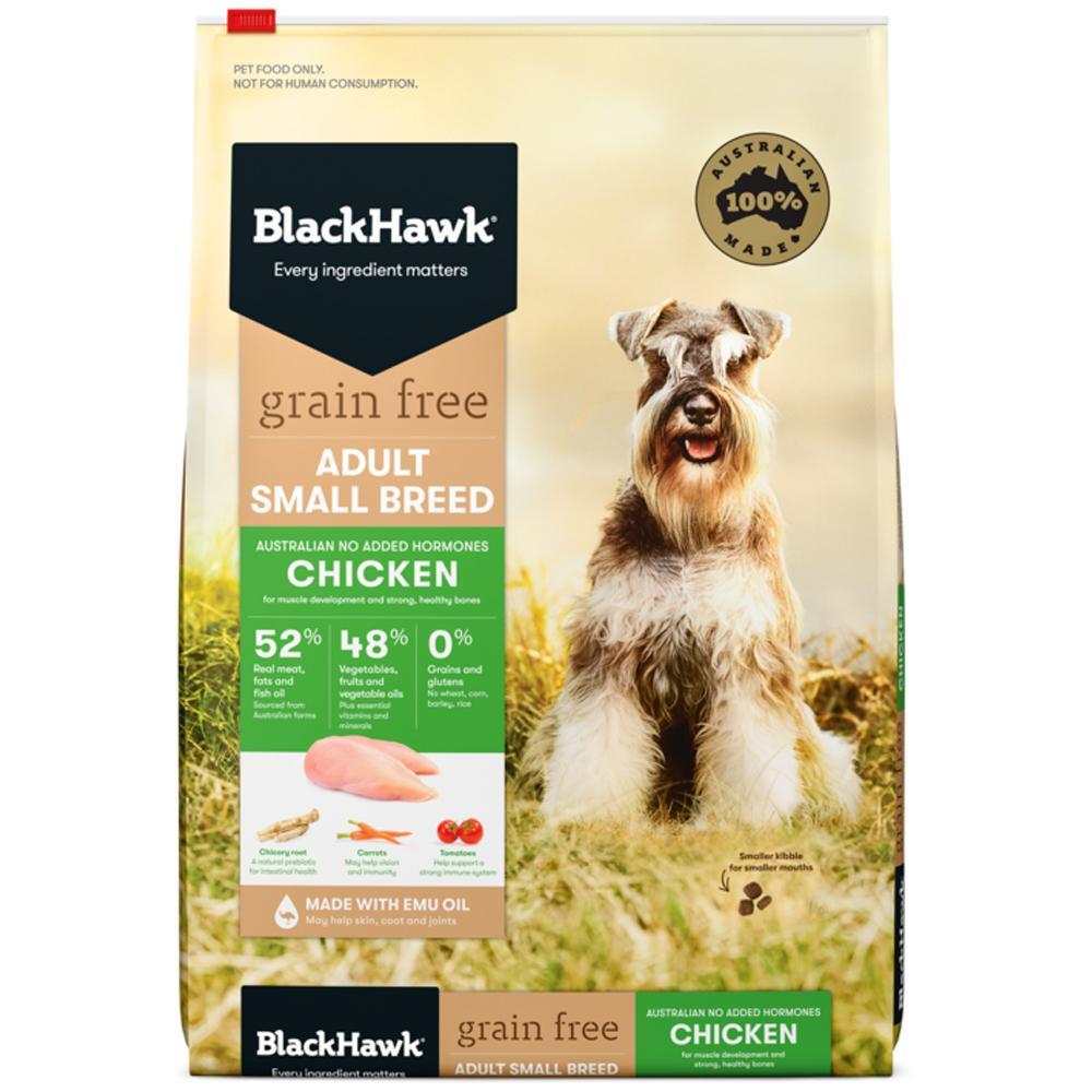 Black Hawk Grain Free Small Breed Adult Dog Food Chicken 2.5kg