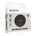 Verbatim 10W Qi Wireless Charger Dock Pad Mat For iPhone 14/Samsung S22 Black